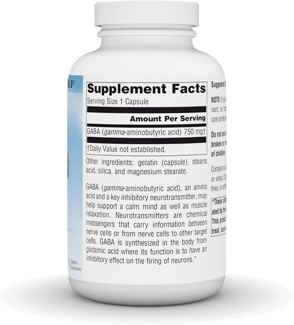 Source Naturals Serene Science GABA 750 mg - 180 Cápsulas