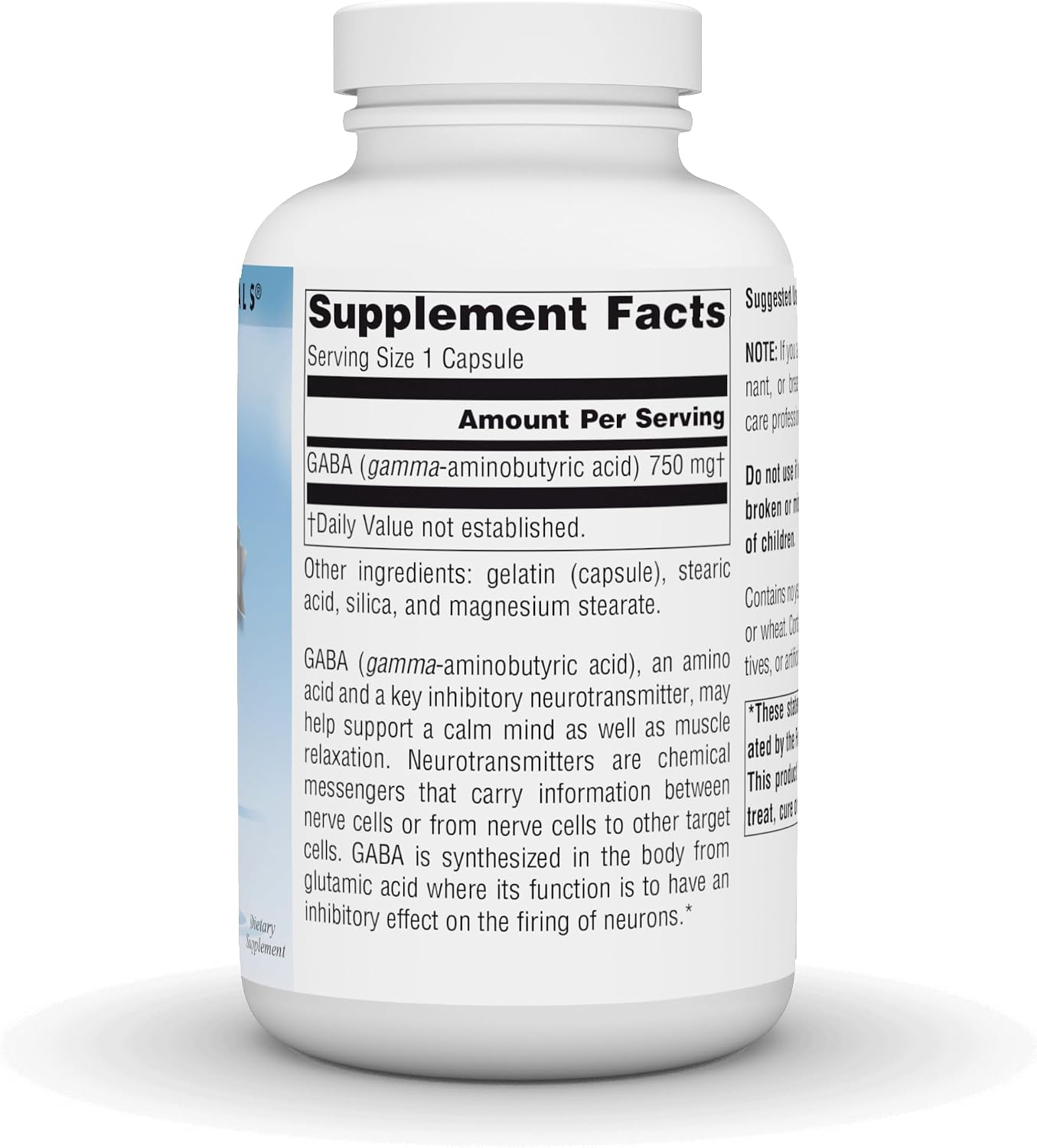 Source Naturals Serene Science GABA 750 mg - 180 Cápsulas