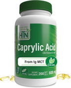 Health Thru Nutrition Ácido Caprílico 600mg - 100 Cápsulas Blandas
