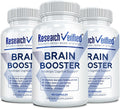 Research Verified Brain Booster - 180 Cápsulas Veganas (3 Frascos)
