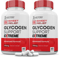 (2 Pack) Sweet Relief Glycogen Support Extreme Pills Advanced Formula 1295MG Zero Artificial Colors Flavoring Preservatives 120 Cápsulas