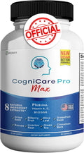 Cognicare Pro Max - Suplemento para el apoyo cerebral, mejora de memoria y concentración - 60 cápsulas naturales