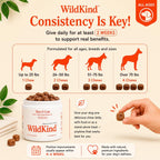 Wildkind Masticables para Alergias Caninas – Aceite de Salmón de Alaska, 120 uds.