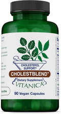 Vitanica Cholestblend, Apoyo al Colesterol, Vegano, 90 Cápsulas