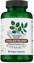 Vitanica Cholestblend, Apoyo al Colesterol, Vegano, 90 Cápsulas