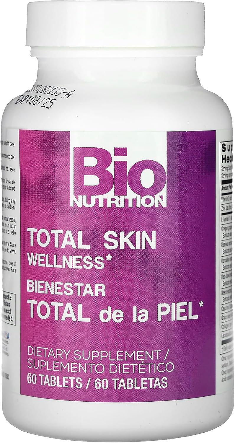 Bio Nutrition Bienestar Total de la Piel, 60 Comprimidos