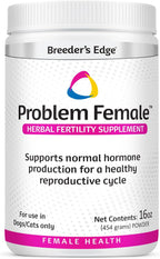 Breeder’s Edge Problem Female - Suplemento hormonal para perras y gatas, 454g