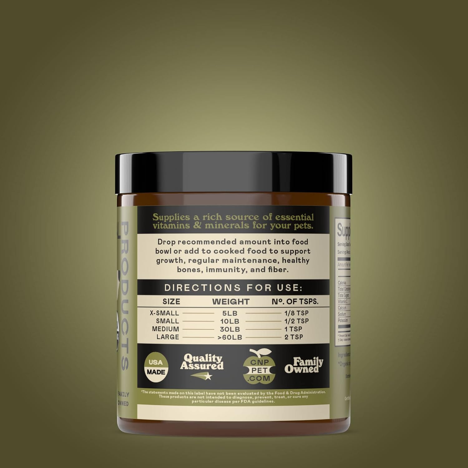 Organic Kelp Powder for Pets - 4oz - Pure Organic Kelp Powder by Complete Natural Products