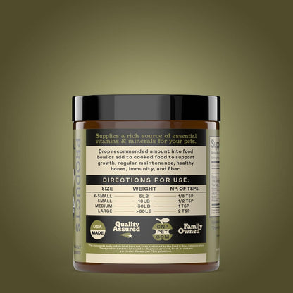 Organic Kelp Powder for Pets - 4oz - Pure Organic Kelp Powder by Complete Natural Products – Image 2
