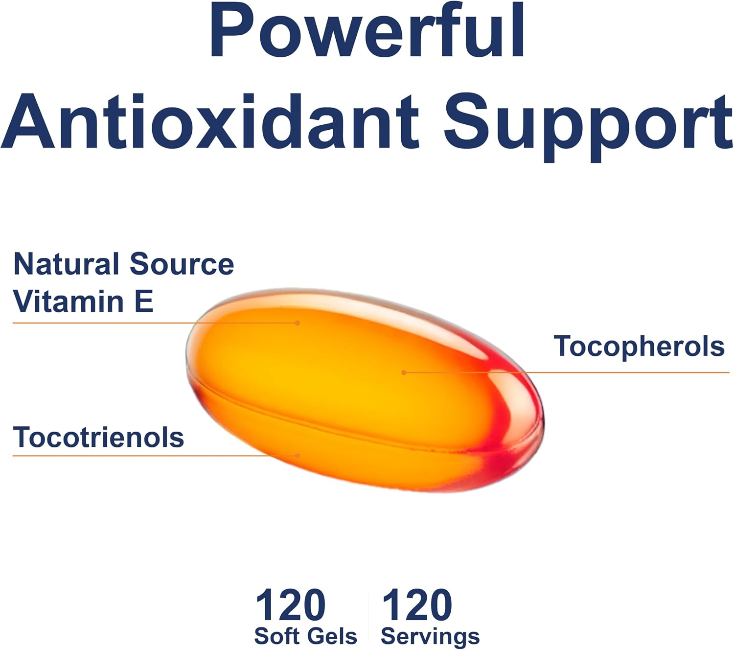 Carlson - E-Gems Elite, 400 UI (268 mg) Vitamina E con Tocoferoles y Tocotrienoles, 120 Perlas Blandas