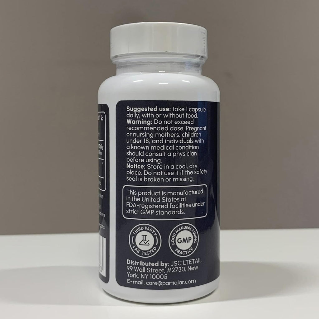 partiQlar NR - Nicotinamida Ribósido de Alta Pureza - 60 Cápsulas Veganas - Potenciador de NAD+ para Energía Celular y Reparación