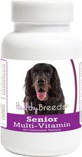 Healthy Breeds Gordon Setter Comprimidos Multivitamínicos para Perros Senior, 60 Unidades