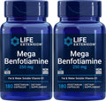 Life Extension Mega Benfotiamina 250 mg 180 Cápsulas (Pack de 2)