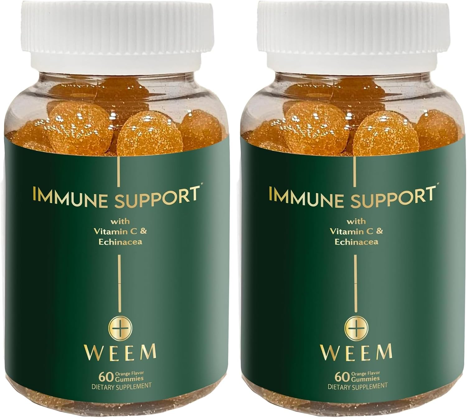 WEEM Gominolas de Refuerzo Inmunológico - Vitamina C, Zinc y Equinácea - Alternativa a las Pastillas - Sin Gluten - 3 Paquetes