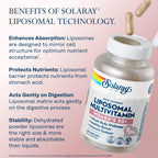 SOLARAY Multivitamínico Liposomal para Mujeres 50+ - 120 Cápsulas Veganas