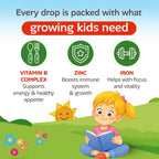 Apetol Estimulante del Apetito para Niños y Adultos | Jarabe Multivitamínico con Complejo B y Zinc | 2 Pack de 177 ml cada uno