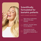 Bariatric Advantage Multivitamínico Masticable Advanced Multi EA con Hierro - Sabor Fresa - 60 Comprimidos