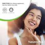 Natures Plus Hair, Skin & Nails - 60 Comprimidos Veganos