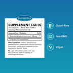 EuroMedica Clinical Glutathione - Suplemento Antioxidante con L-Glutation - Alta Absorción - Vegano - 60 Comprimidos de Disolución Lenta