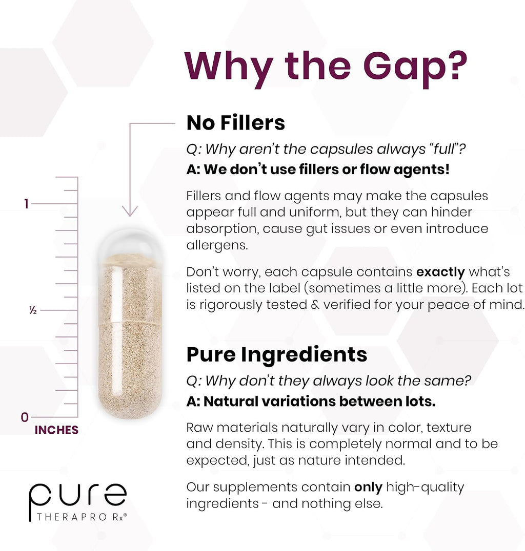 Pure Therapro Rx Elite IgG Immunoglobulin Supplement, 120 Cápsulas - Salud Intestinal y Apoyo Inmunitario, 1100 mg IgG, IgA e IgM, Lecitina de Girasol | Alternativa al Calostro, Sin Lácteos y Sin Gluten