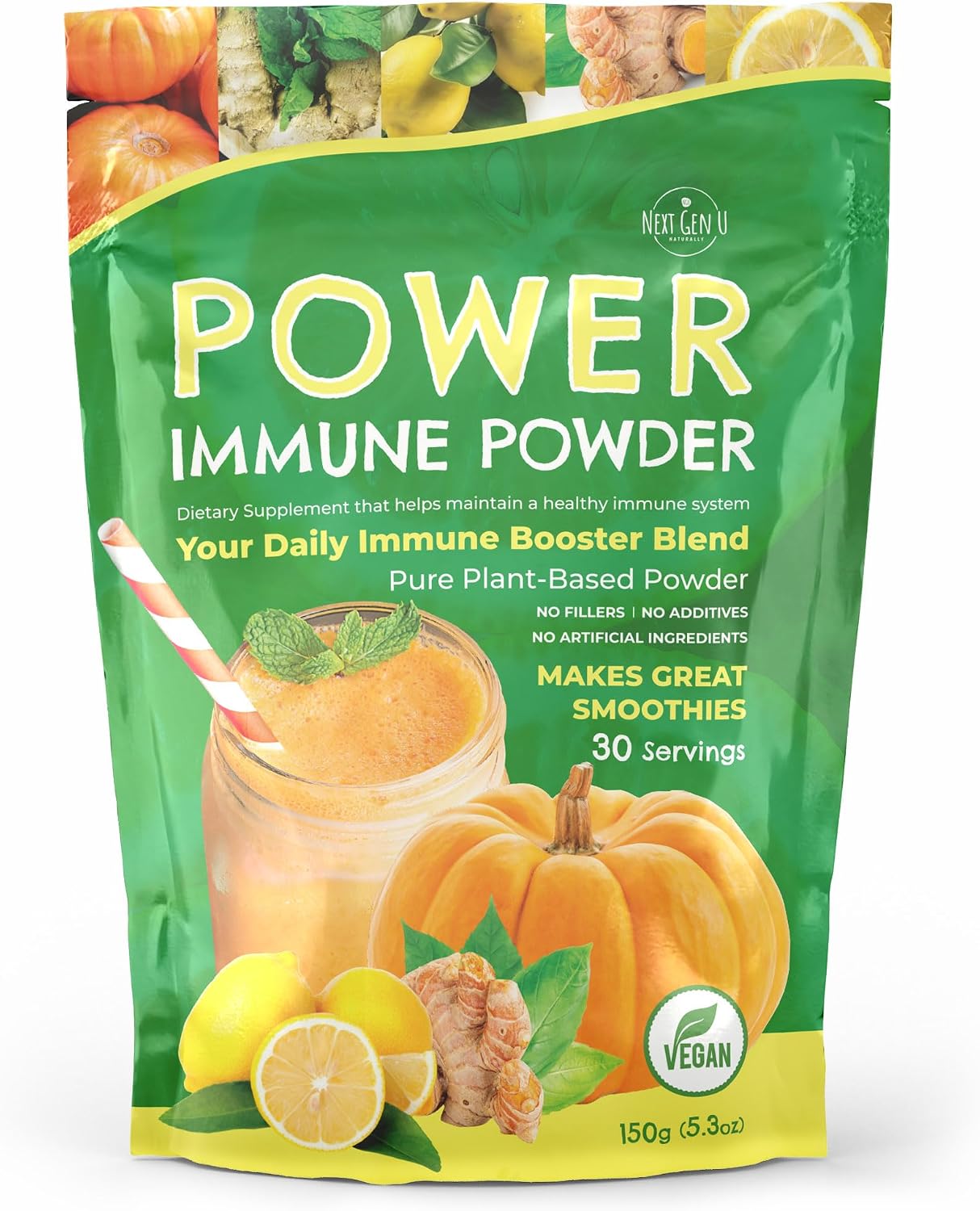 NextGenU Immune Support - Polvo de Superalimentos 150g