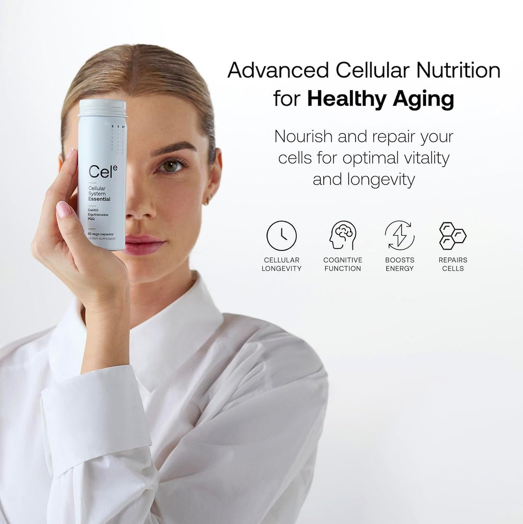 SRW Cel Essential - Multivitamínico para la longevidad y salud celular - 60 cápsulas