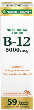 Nature's Bounty Vitamina B12 5000 mcg Líquido Sublingual, 59 ml