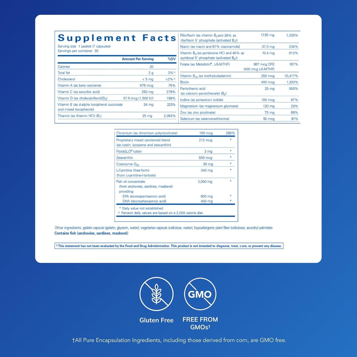Pure Encapsulations Energize Plus Pure Pack, 30 sobres – Image 2