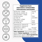 Supersmart Vitamina K2 MK7 + Vitamina D3, 90 mcg, 60 cápsulas blandas