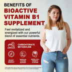 Gominolas de Benfotiamina 500mg – Complejo B con Magnesio – Vegano, Sin Azúcar