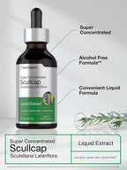 Horbaach Tintura de Escutelaria (Scutellaria lateriflora) – 60ml | Extracto Líquido sin Alcohol y Sin Gluten