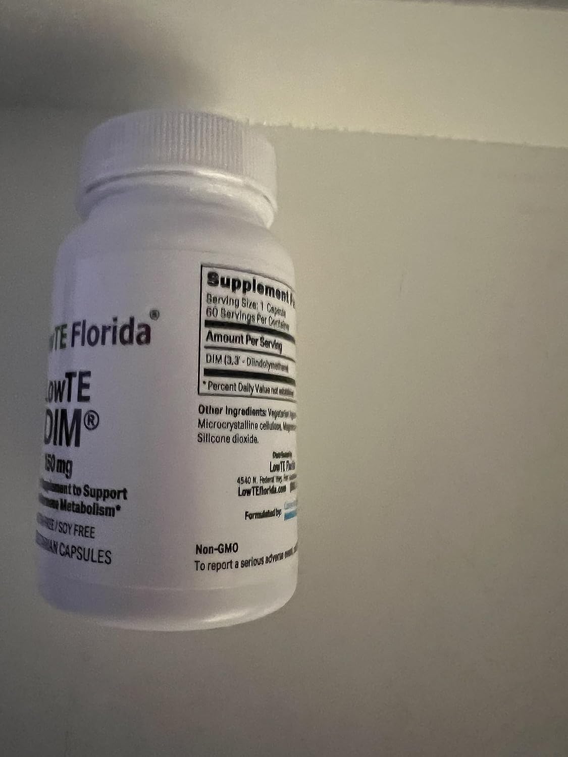 LowTE Florida DIM 150 mg – Suplemento de bienestar diario para mujeres 60+
