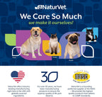 NaturVet Love Drops Plus Omegas - Suplemento para la Piel y el Pelo de Perros y Gatos - 200 Comprimidos Masticables Sabor a Mantequilla de Cacahuete