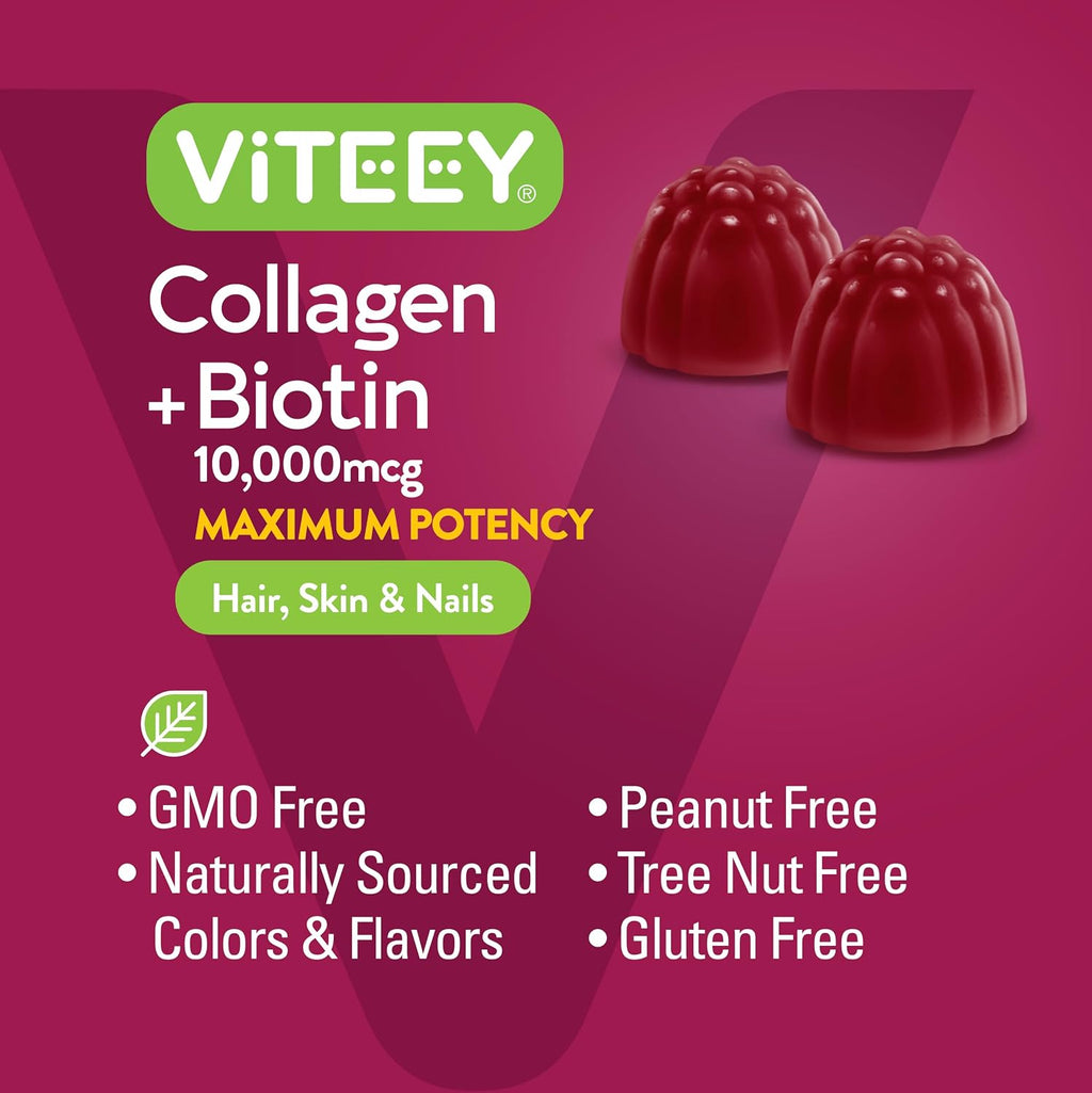 Viteey Gominolas de Colágeno y Biotina