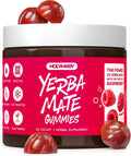 HOLYMARY Gominolas de Yerba Mate Sabor Frambuesa - Energía, Concentración y Vitalidad - Vegano, Sin Gluten, 50 Gominolas