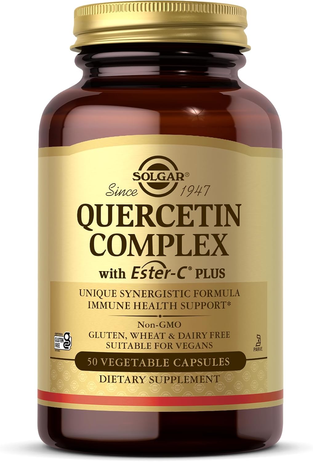 Solgar Quercetin Complex con Ester-C Plus - 50 Cápsulas Vegetales