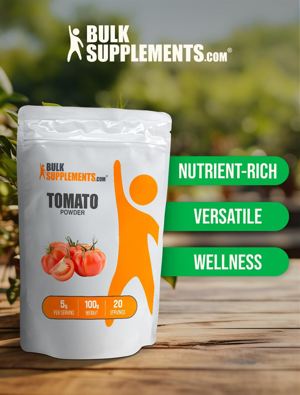 Tomate en Polvo - 100g - Vegano y Sin Gluten