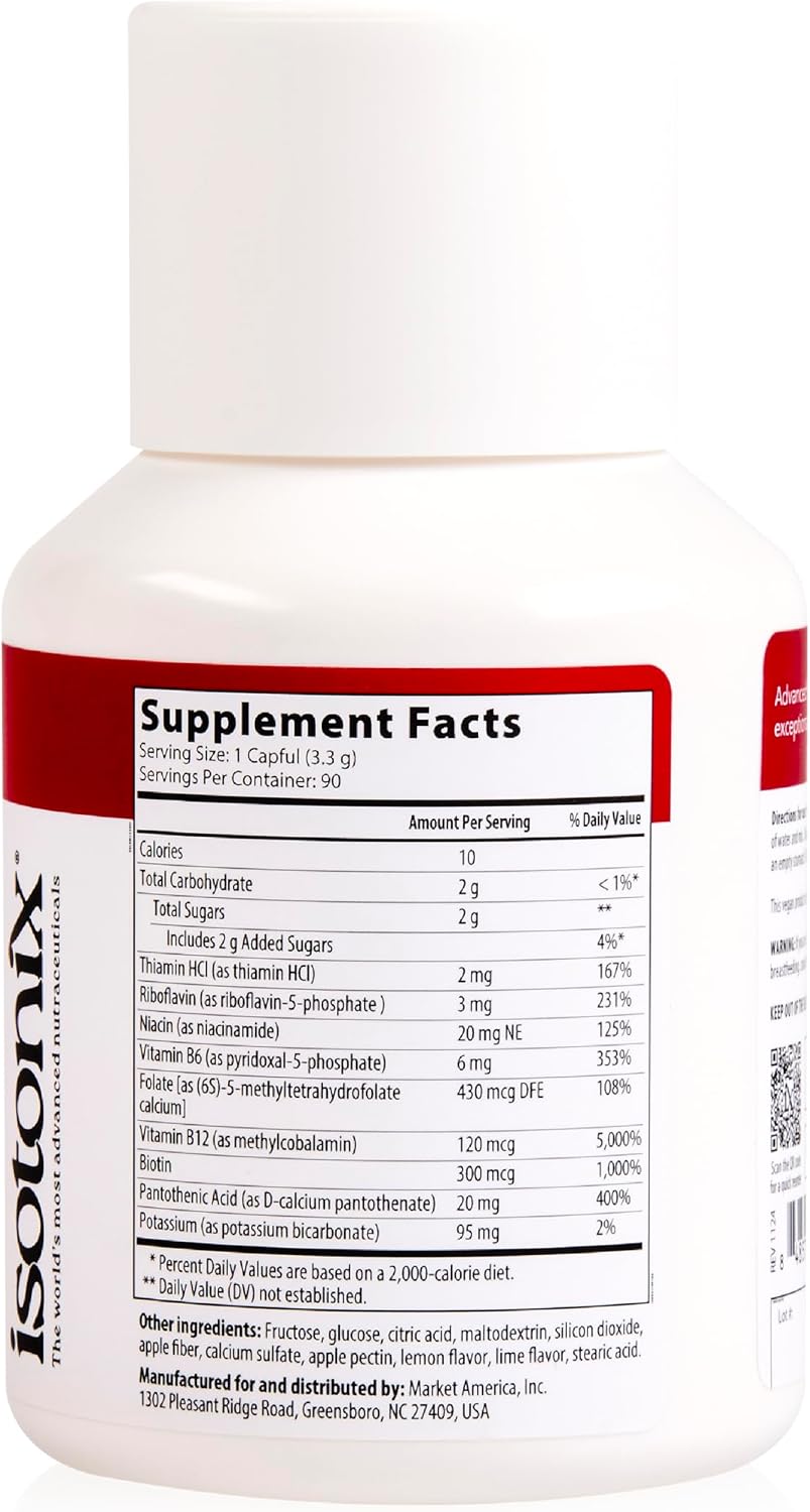 Isotonix Activated B Complex – Complejo B Activo en Polvo Isotónico – 90 Dosis