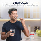 Ultimate Berberine Phytosome - 9.6X Absorción - Salud Metabólica Después de los 40