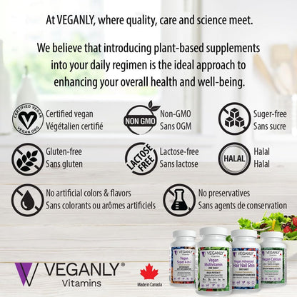 Vegano Multivitamínico One-Daily – Apoyo – Hierro (9 mg): Contribuye a la formación normal de glóbulos rojos y de – Image 4