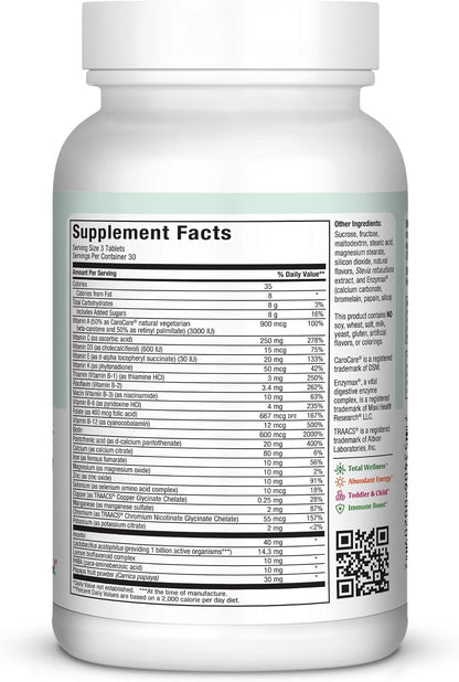 Maxi Health Multivitamínico Masticable con – Vitamina D : Contribuye a la absorción y utilización normal del – Image 4