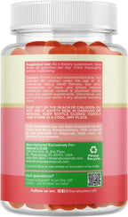 Natures Craft Gominolas Prenatales Veganas con Hierro y Ácido Fólico - Sabor Mango y Piña - 60 Gominolas