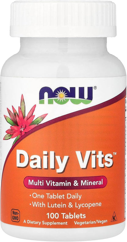 Daily Vits Multi NOW Foods 100 Comprimidos – Image 1