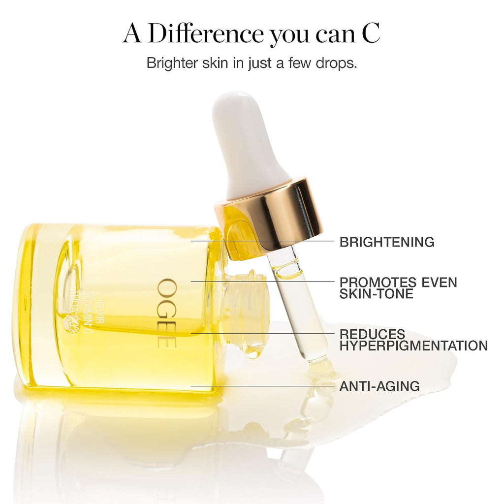 Ogee Vitamin C THDA 20% Elixir - Sérum Facial Orgánico Iluminador
