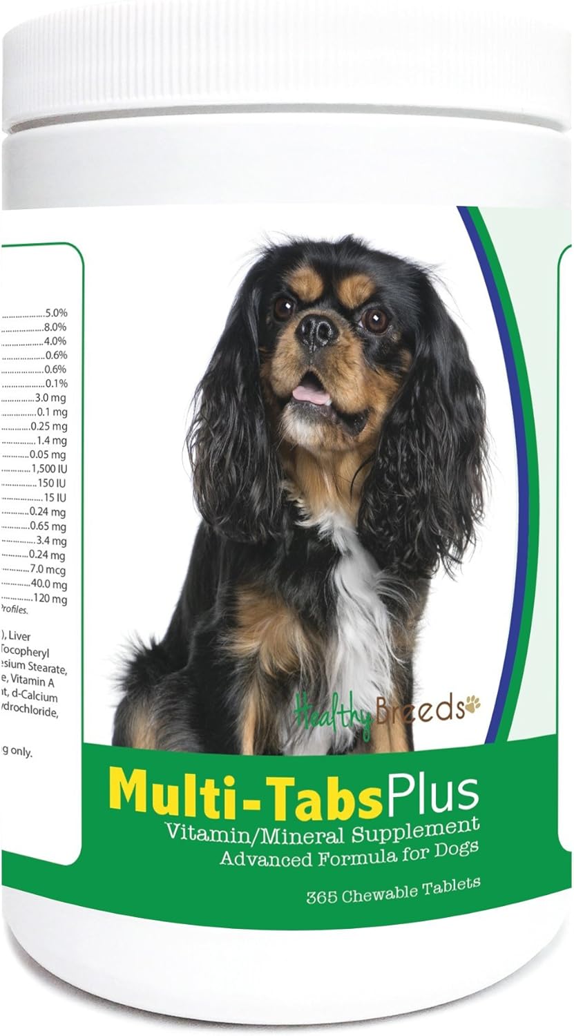 Healthy Breeds Cavalier King Charles Spaniel Multi-Tabs Plus Masticables 365 unidades