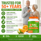 C-Salts Buffered Vitamin C Powder - Organic, 4000 mg Per Serving, 84 Servings - 227 g