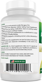 Best Naturals Ashwagandha Cápsulas 500 mg para Relajación y Estrés, 120 Unidades