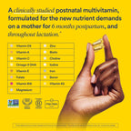 Ritual Multivitamínico Postnatal para Mujeres - 60 Cápsulas - 30 Dosis - Sabor Cítrico