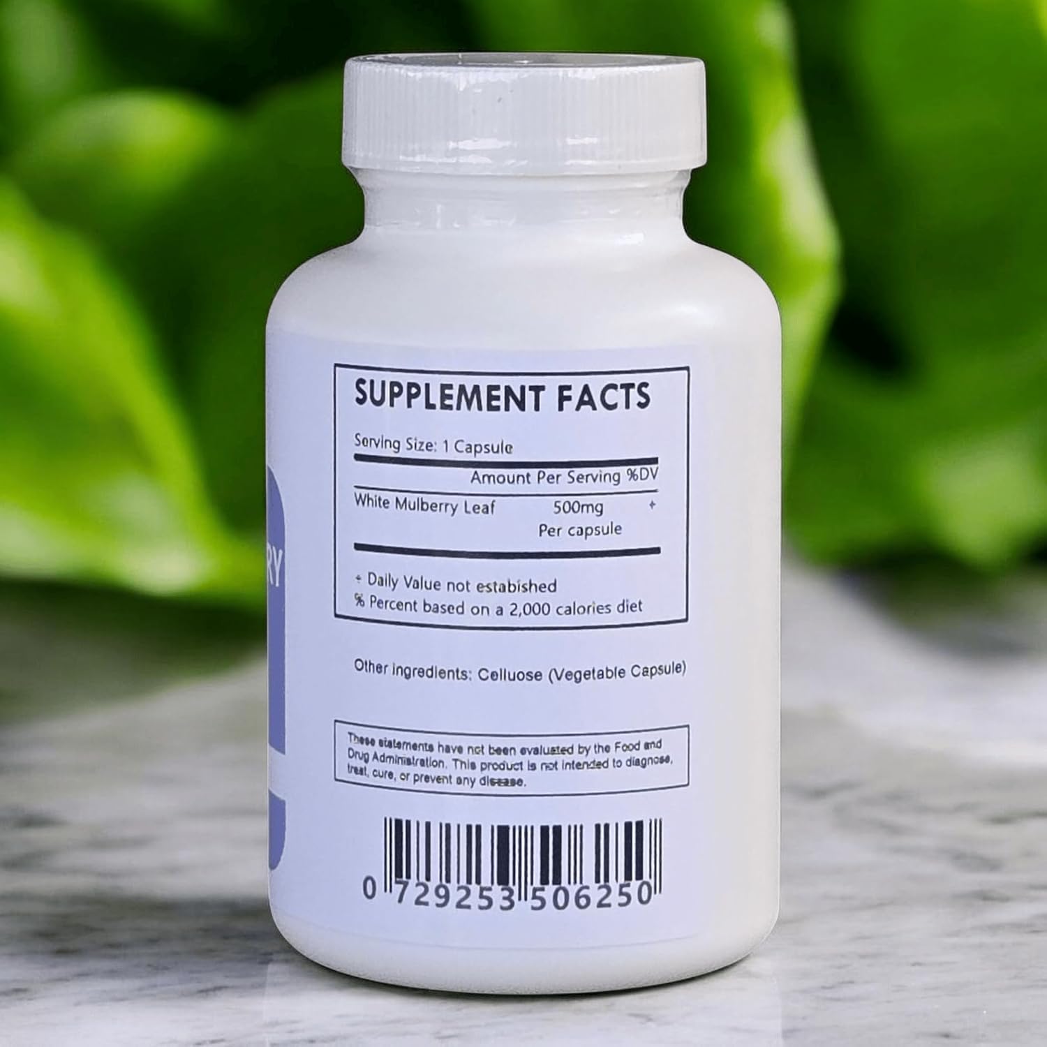 Extracto de Hoja de Morera Blanca 4:1 Cápsulas - 60 Cápsulas - 500mg Cada una