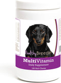 Healthy Breeds Multivitamínico en masticables blandos para perros Dachshund, 180 unidades